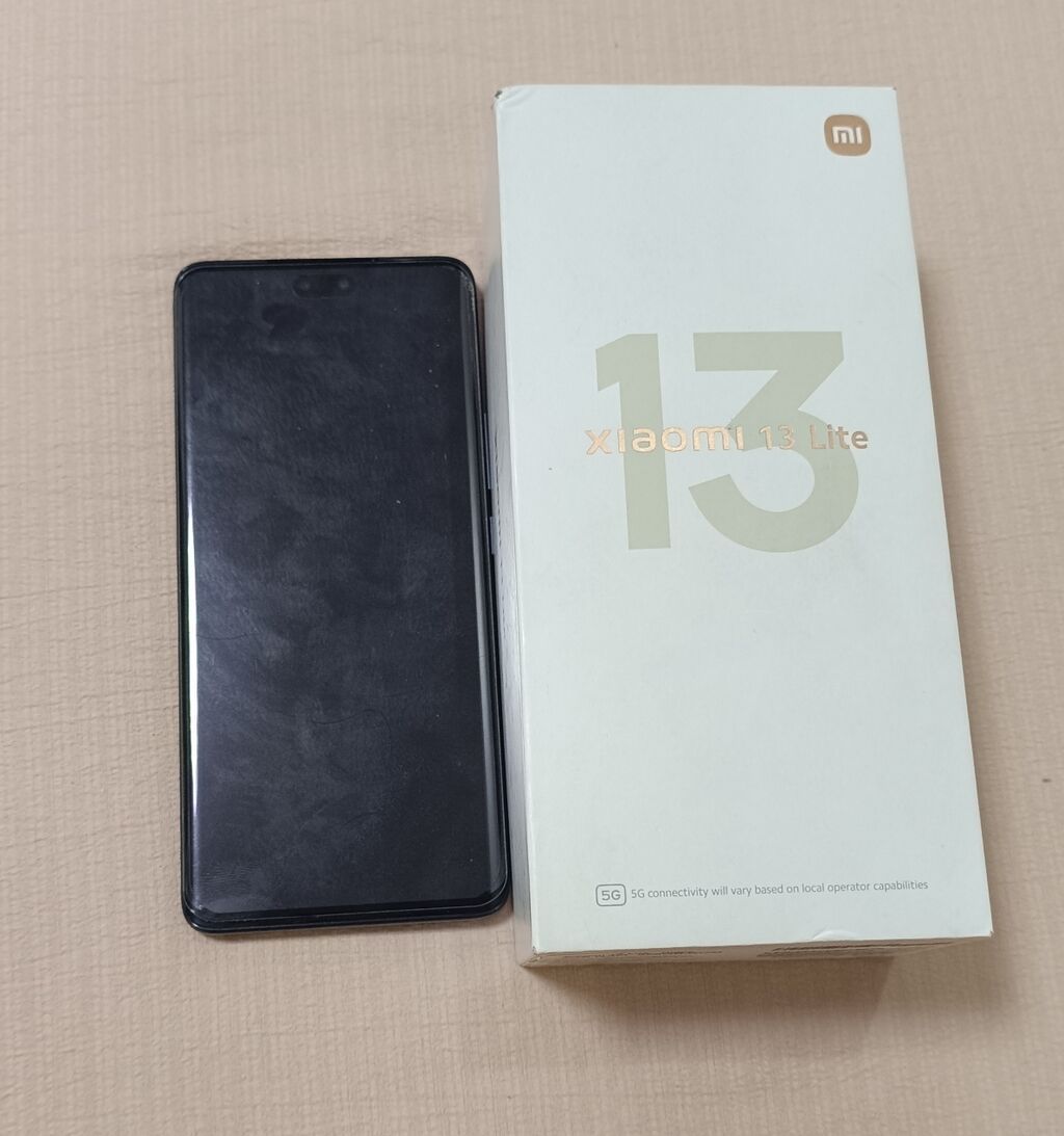 Xiaomi, 13 Lite, Новый, 256 ГБ, цвет - Черный, 2 SIM: фото 2