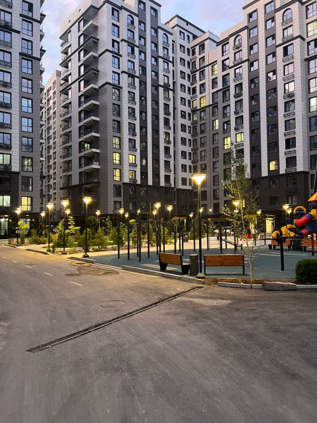 2 комнаты, 75 м², Асанбай мкр Элитка, 13 этаж, ПСО (под самоотделку): фото 5