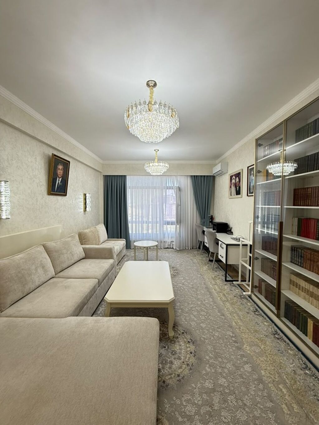 3 комнаты, 105 м², Ала-Арча ТРЦ Элитка, 9 этаж, Дизайнерский ремонт: фото 1