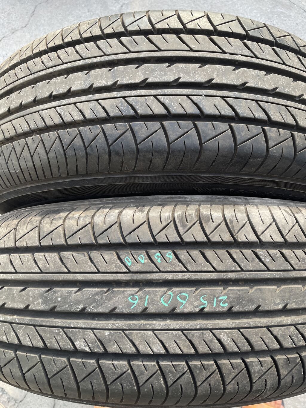 Шины 215 / 60 / R 16, Лето, Б/у, Пара, Легковые, Корея, Kumho: фото 2