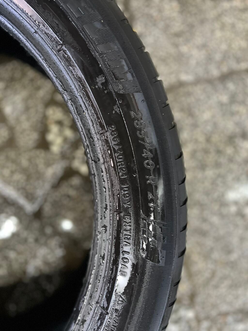 Шины 280 / 40 / R 21, Лето, Б/у, Пара, Легковые, Франция, Michelin: фото 5