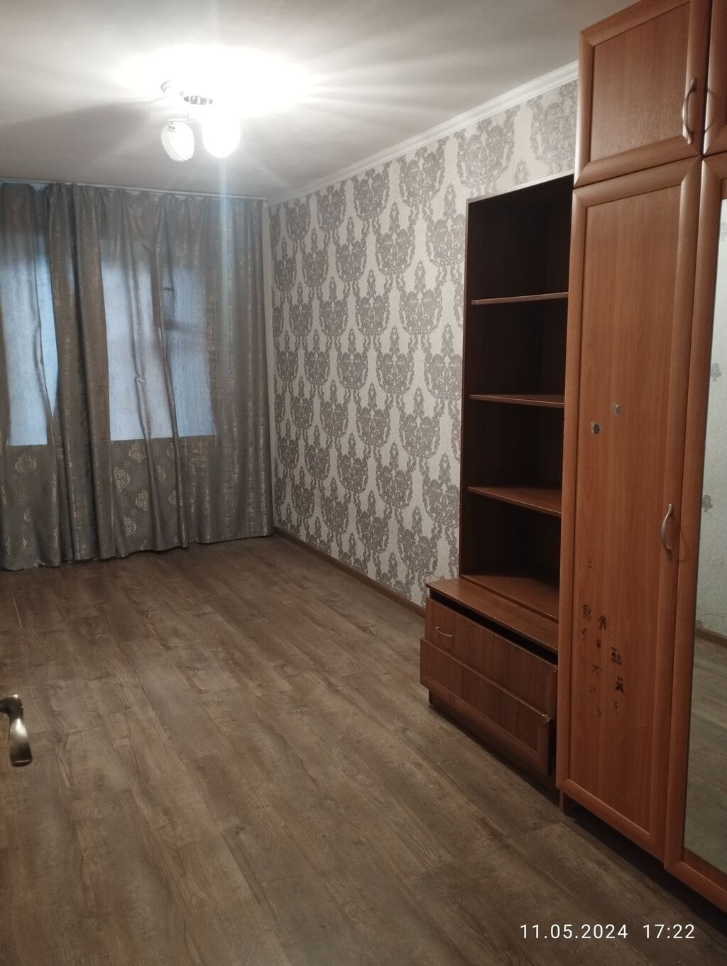 2 комнаты, 42 м², 104 серия, 1 этаж, Косметический ремонт: фото 2