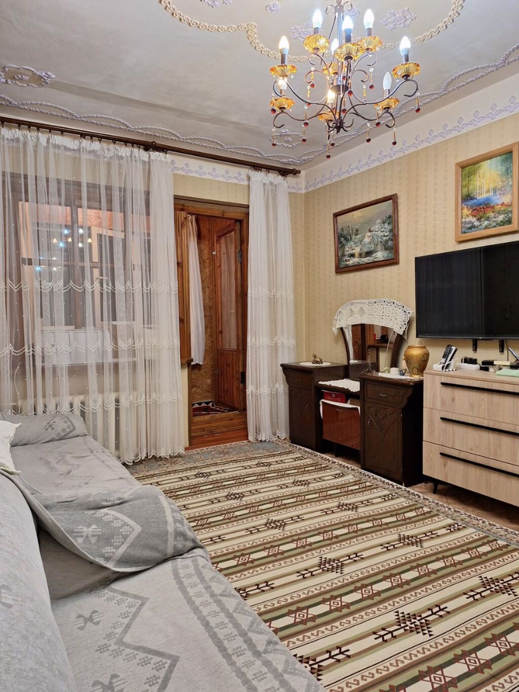 1 комната, 42 м², Учкун мкр 105 серия, 2 этаж, Косметический ремонт: фото 8