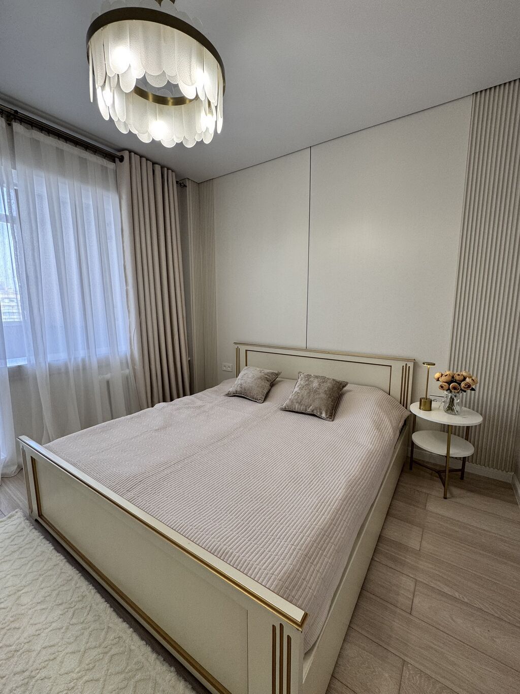 2 комнаты, 56 м², Дордой Плаза ТРЦ 105 серия, 8 этаж, Евроремонт: фото 4