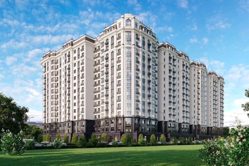3 комнаты, 87 м², Кок-Жар ж/м Элитка, 14 этаж, ПСО (под самоотделку): фото 1