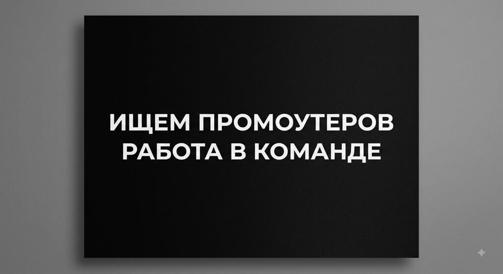 Срочно нужен активный промоутер по продаже сим-карт