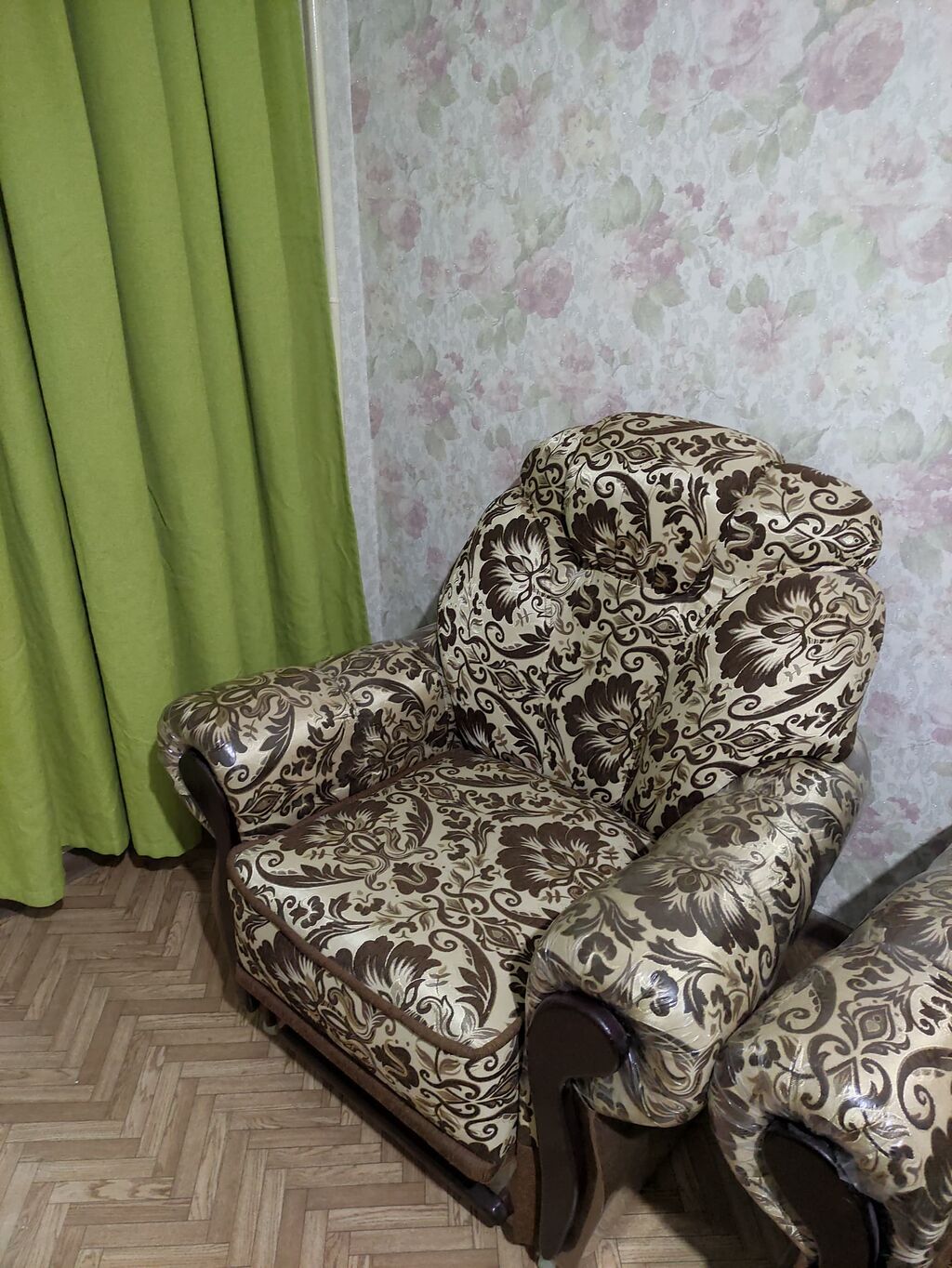 Гарнитур мягкой мебели: диван + два кресла - Состав: трехместный: фото 5