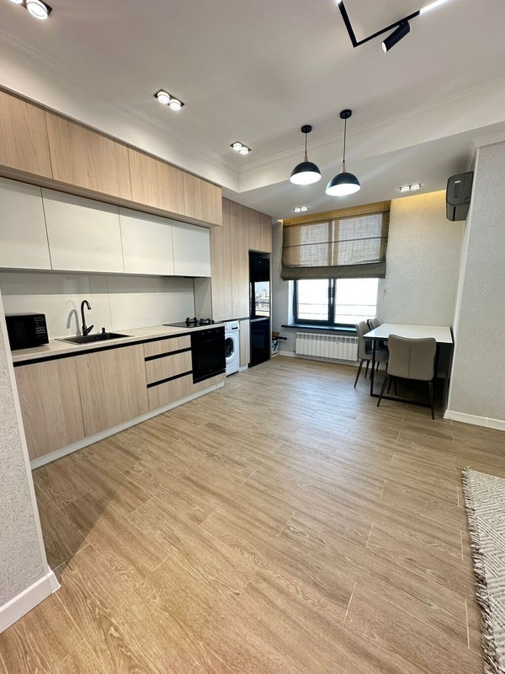2 комнаты, 56 м², Асанбай мкр Элитка, 12 этаж, Дизайнерский ремонт: фото 2