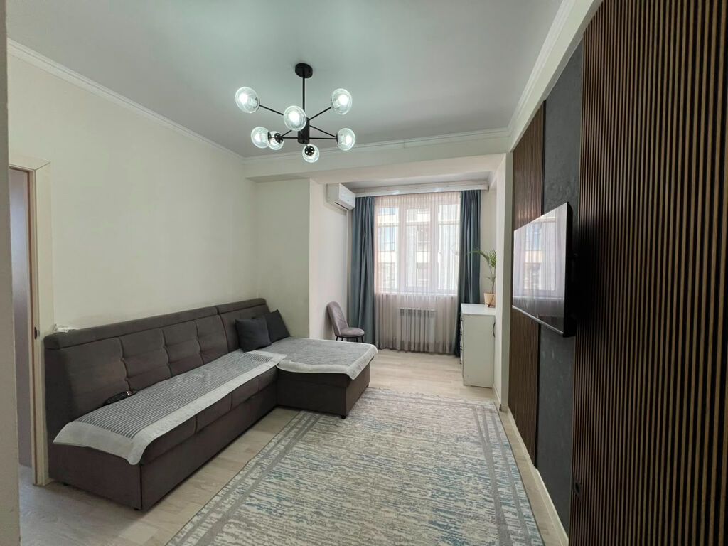 2 комнаты, 48 м², Кара-Жыгач ж/м Элитка, 4 этаж, Евроремонт: фото 3