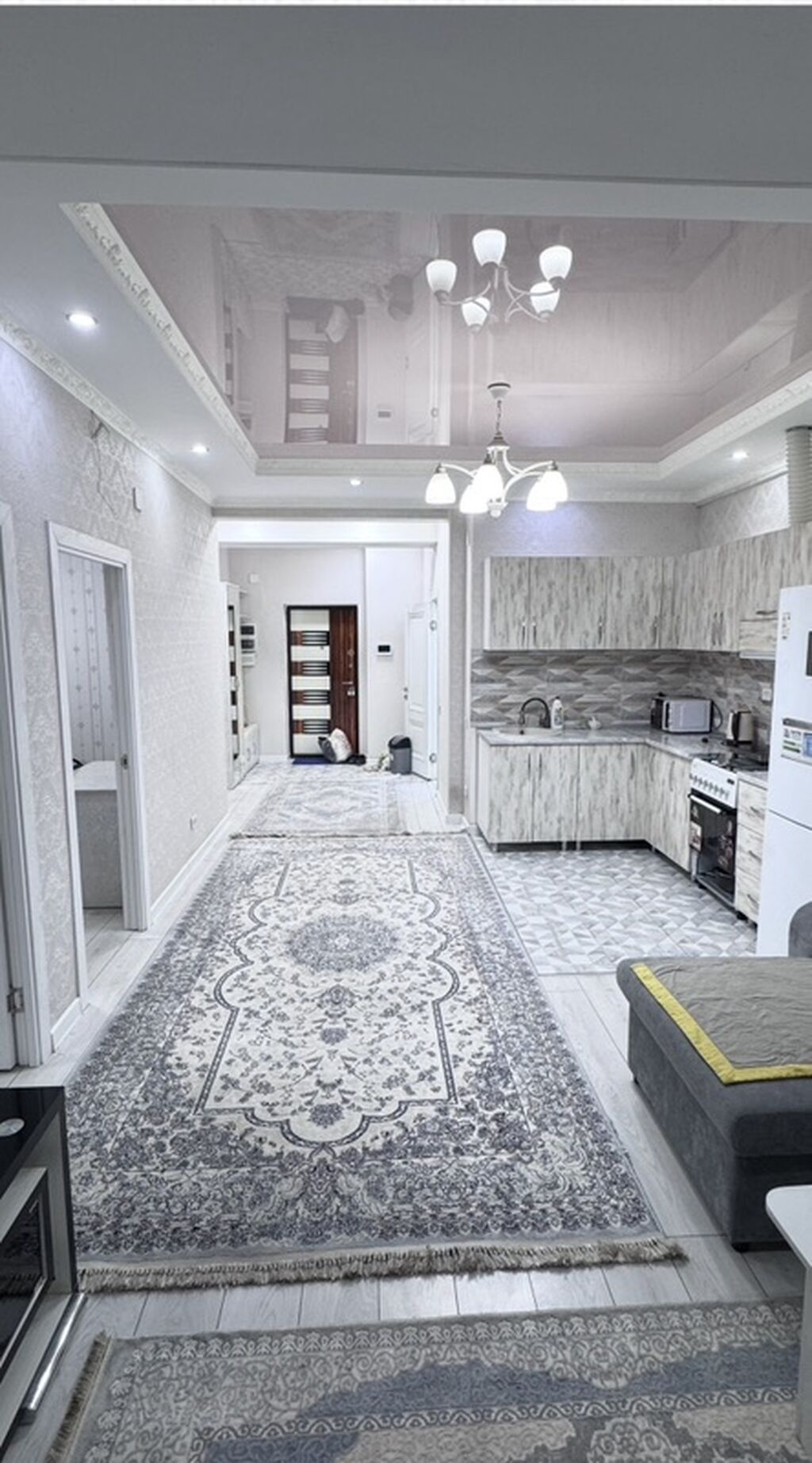 1 комната, 60 м², Бишкек Парк ТРЦ Элитка, 7 этаж, Евроремонт: фото 6