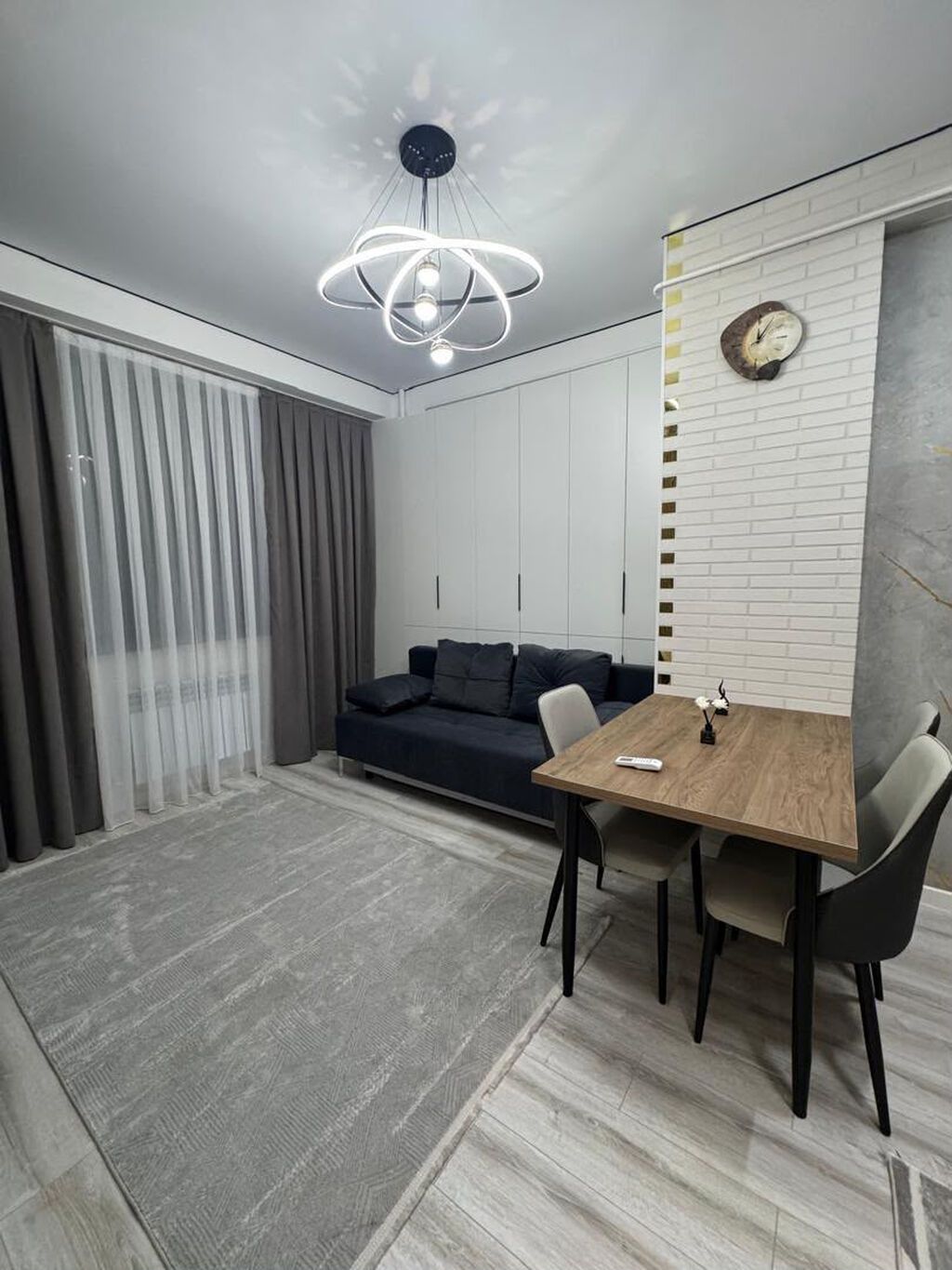 Студия, 42 м², Тунгуч мкр Элитка, 9 этаж, Дизайнерский ремонт: фото 4