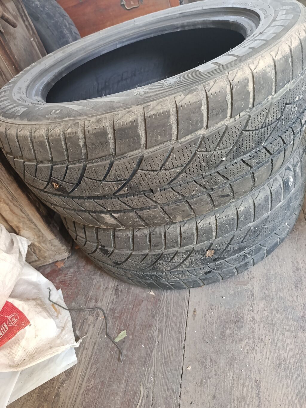 Шины 215 / 60 / R 16, Всесезонная, Б/у, Комплект, Легковые, Bridgestone: фото 3