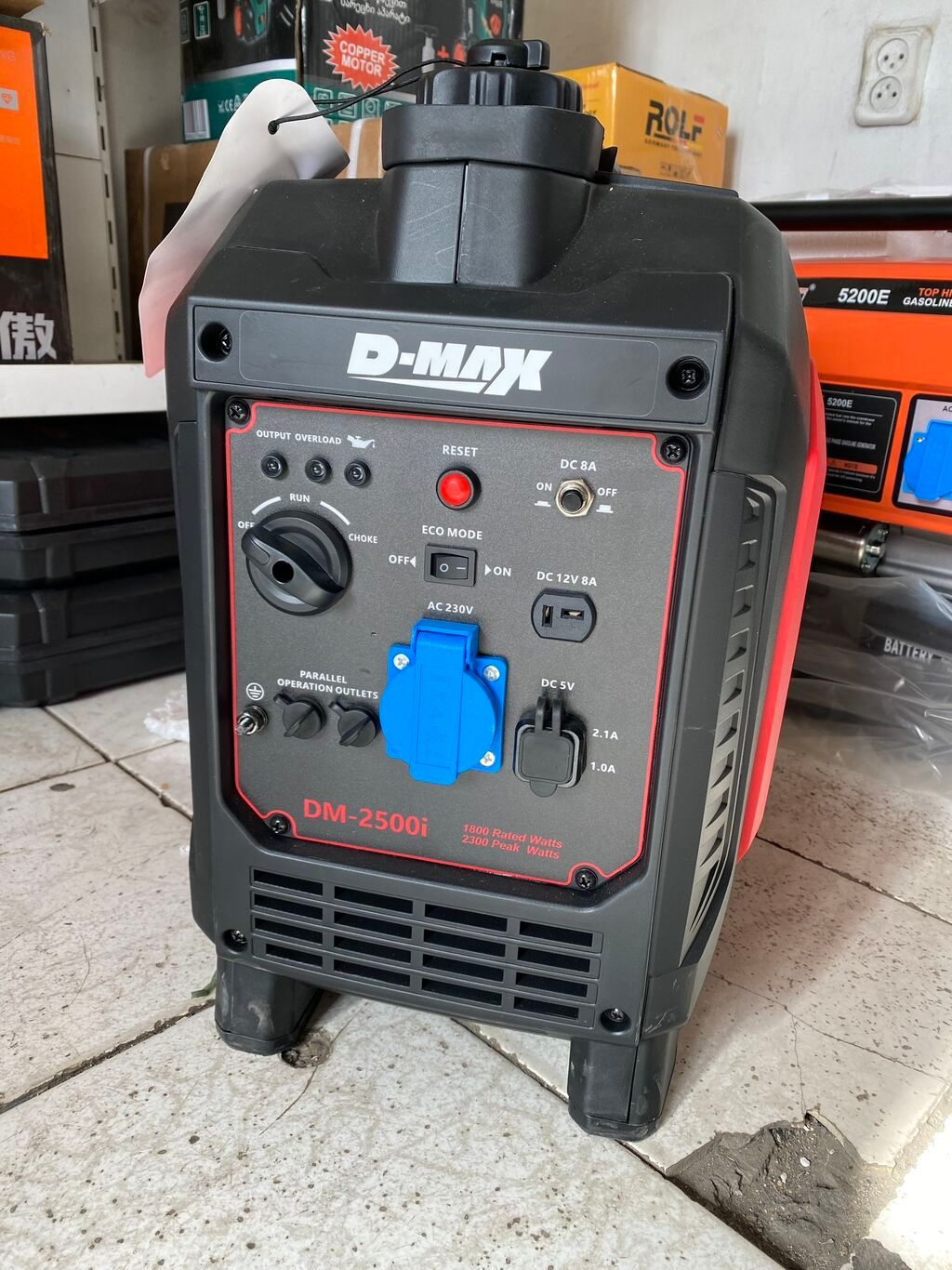 Бензиновый Генератор D MAX 2 кВт Бесшумный Гарантия на сервис 12: фото 3