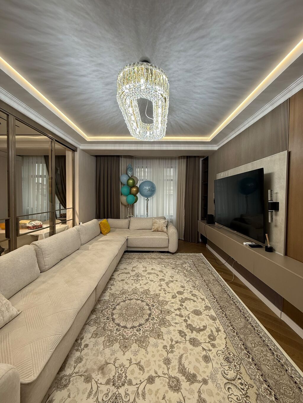 3 комнаты, 122 м², Ак-Кеме Элитка, 11 этаж, Дизайнерский ремонт: фото 7