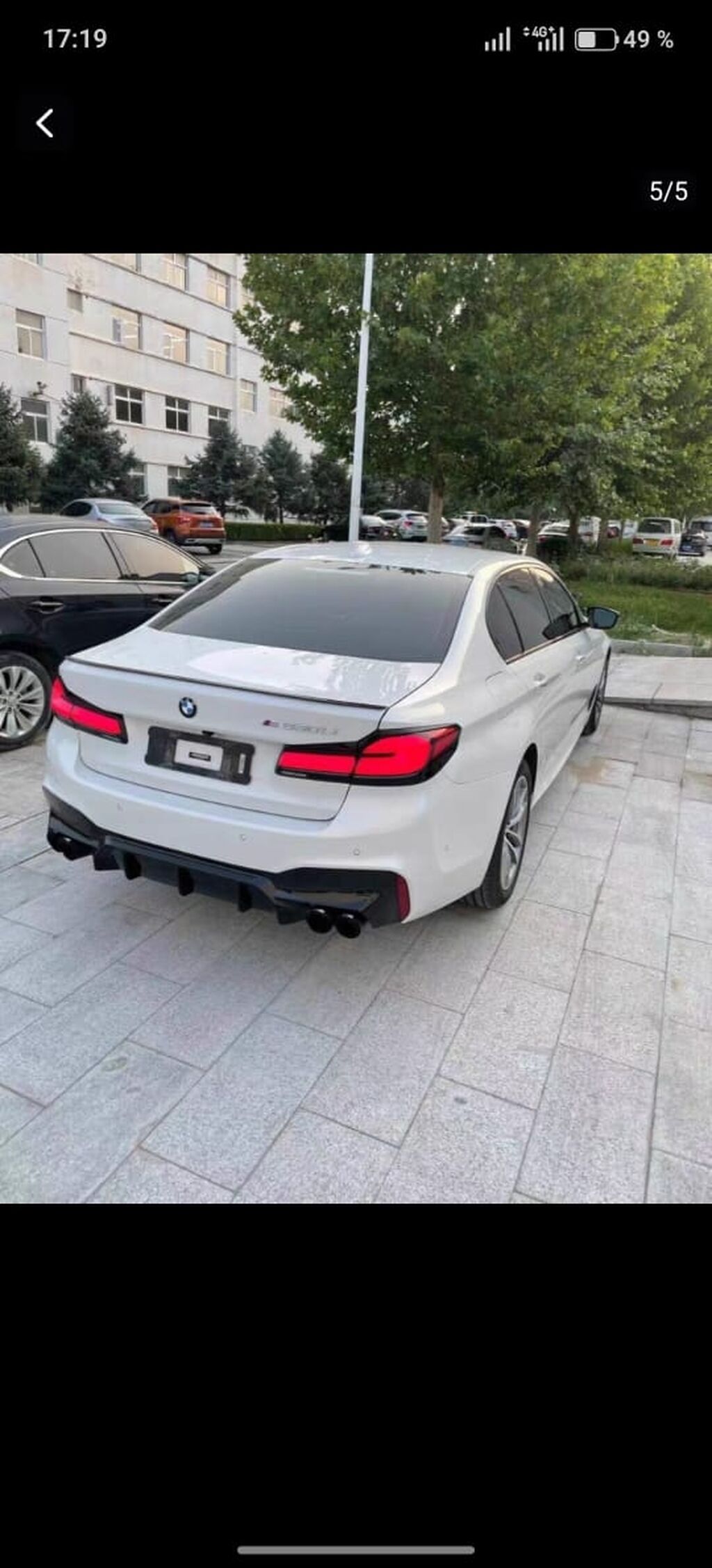 Задние LED фонари для BMW 5 серии G30/G31 (дорестайлинг/рестайлинг —: фото 2
