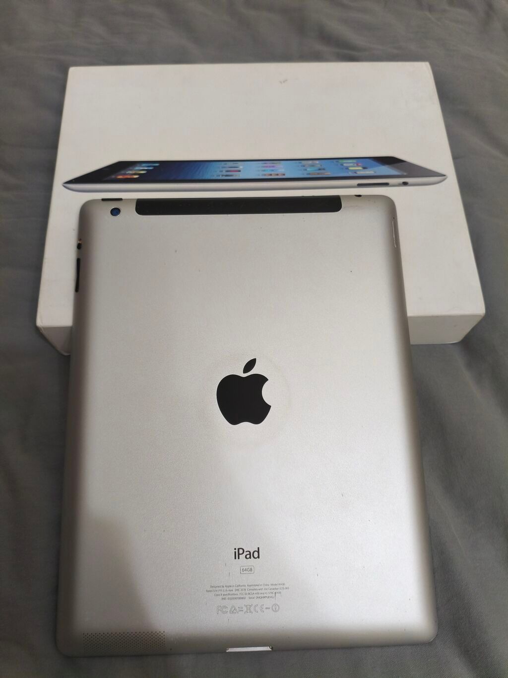 Планшет, Apple, память 64 ГБ, 10" - 11", 4G (LTE), Б/у, Классический цвет - Серебристый: фото 2