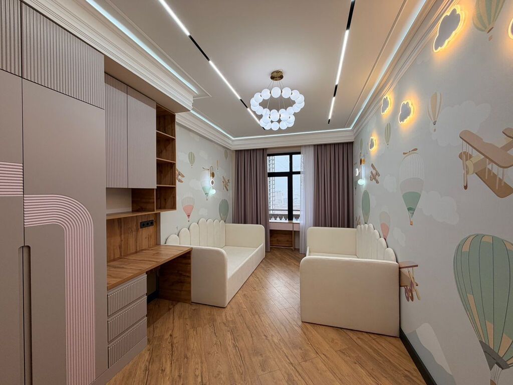3 комнаты, 116 м², Асанбай мкр Элитка, 13 этаж, Дизайнерский ремонт: фото 3