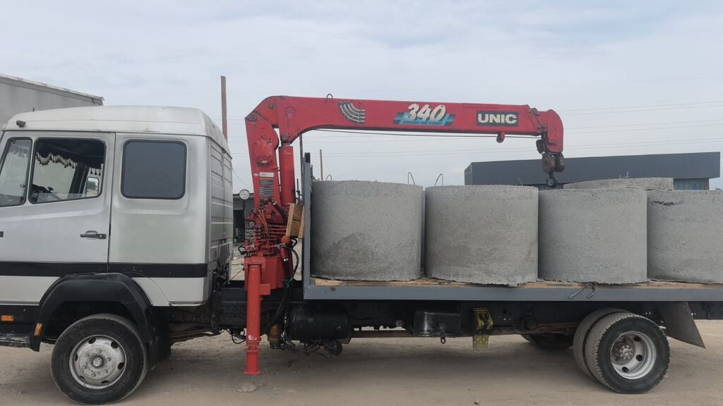 Услуги манипулятора (борт + кран UNIC 340) Кольца,доставка,установка: фото 1