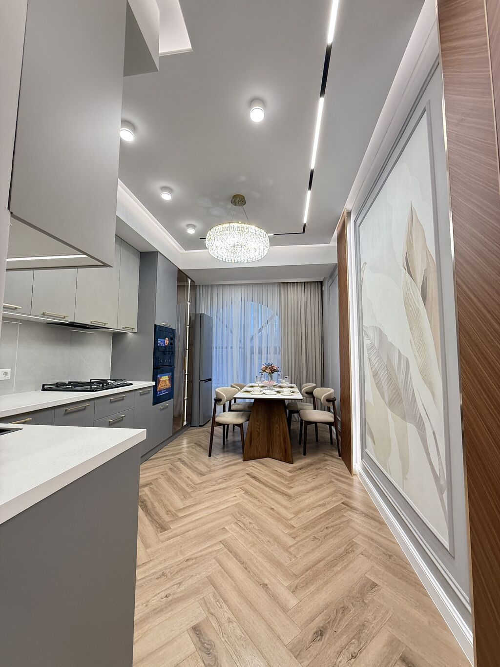 3 комнаты, 96 м², Асанбай мкр Элитка, 10 этаж, Дизайнерский ремонт: фото 2