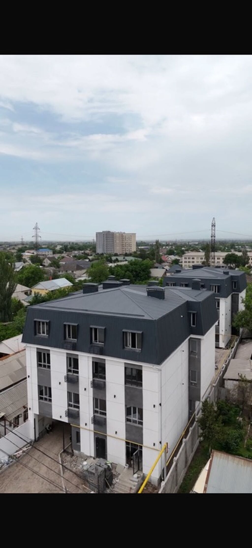 Студия, 58 м², Аламедин-1 мкр Элитка, Мансарда этаж, ПСО (под самоотделку): фото 1