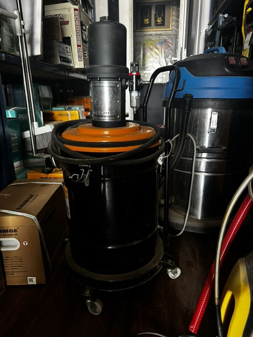 Пневматический насос для густой смазки ROLF TOP-2040GB (High Pressure: фото 3