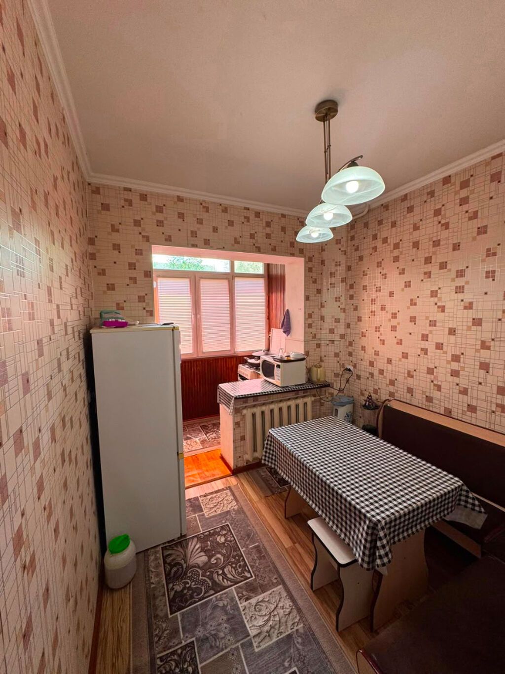 3 комнаты, 80 м², Асанбай мкр 106 серия, 4 этаж, Требуется ремонт: фото 4