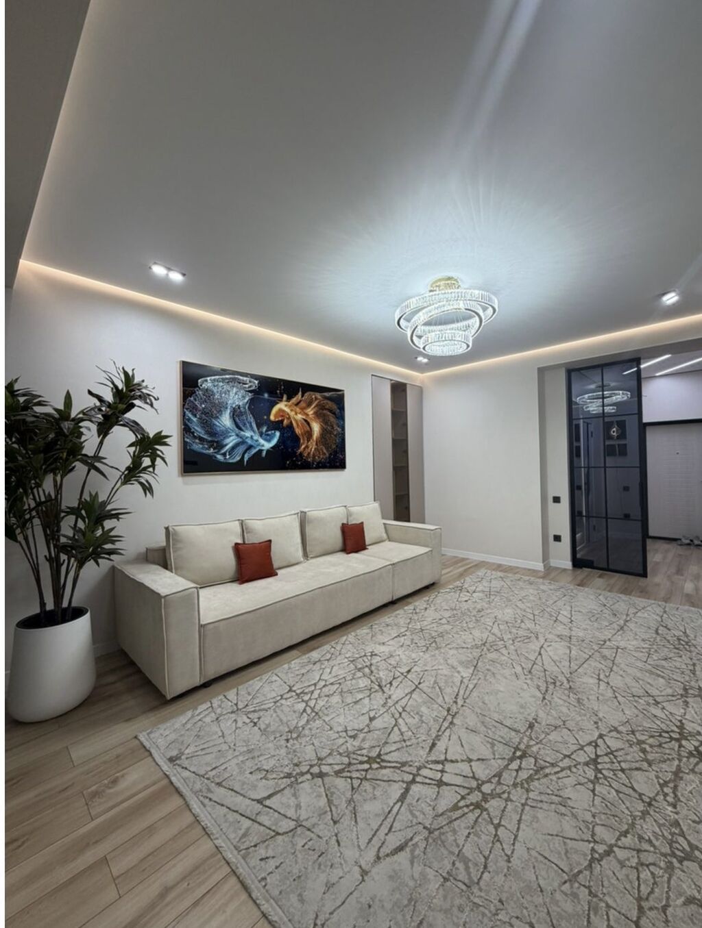 2 комнаты, 60 м², Филармония Элитка, 14 этаж, Дизайнерский ремонт: фото 1