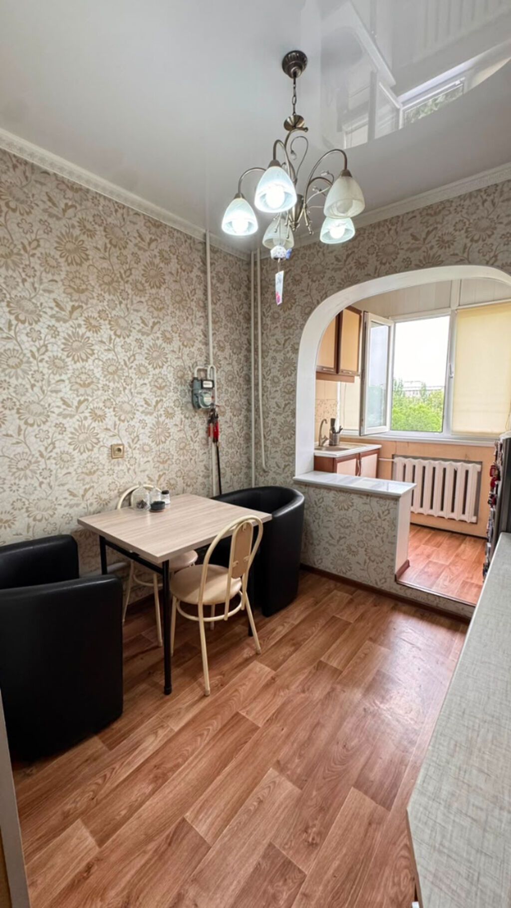 3 комнаты, 64 м², Таш-Рабат ТРЦ 106 серия, 4 этаж, Евроремонт: фото 7
