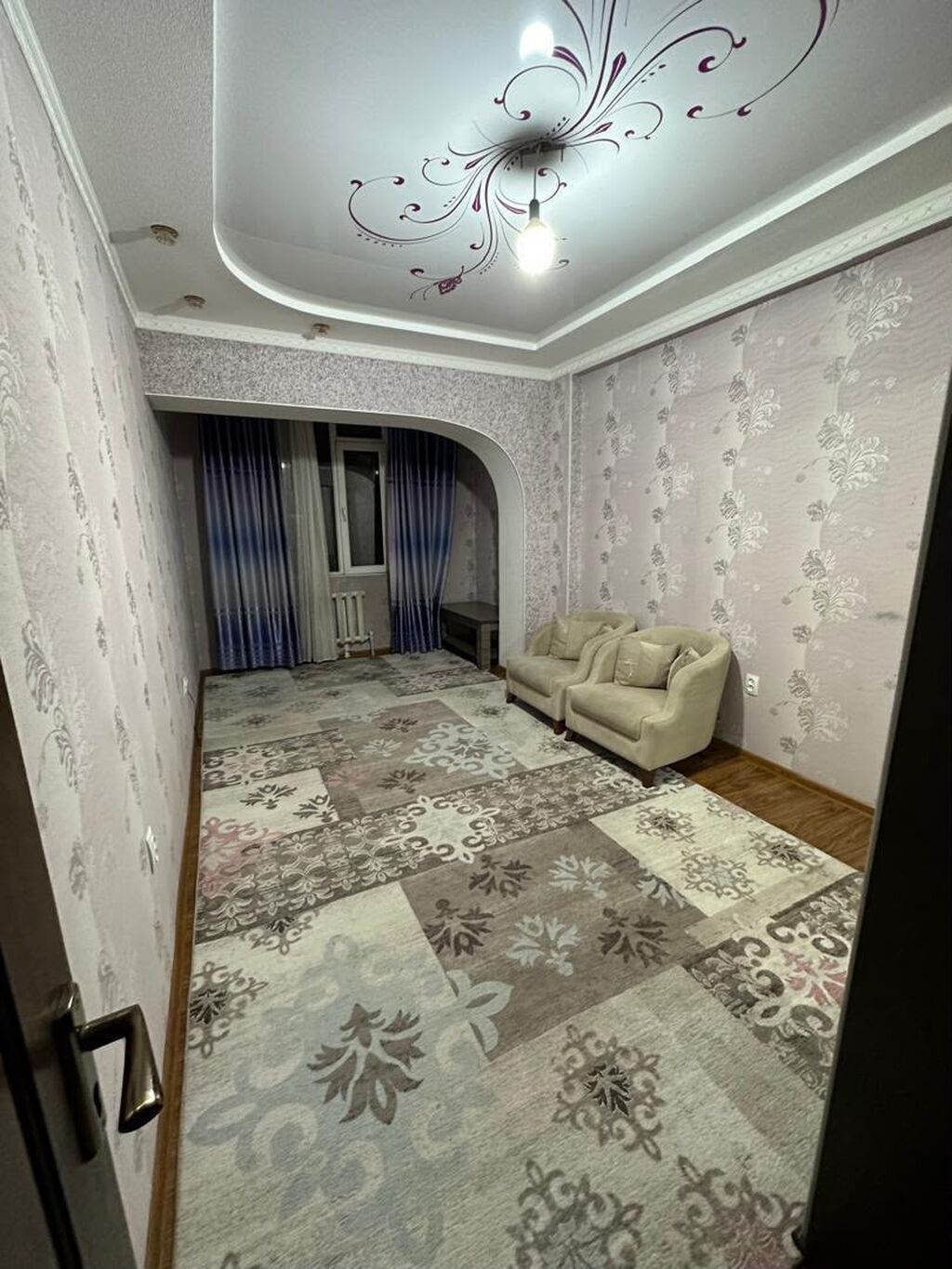 2 комнаты, 68 м², Джальская больница Элитка, 3 этаж, Евроремонт: фото 2