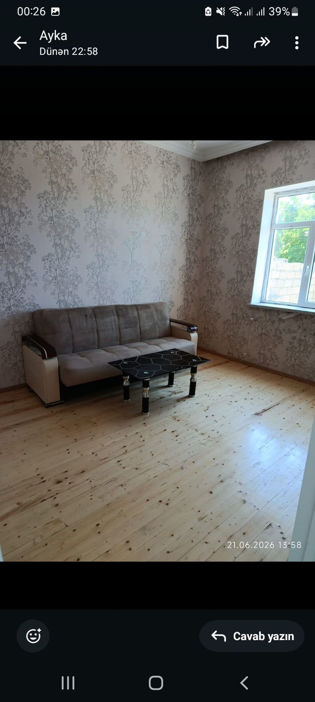 3 otaqlı, 75 kv. m, Yeni təmirli