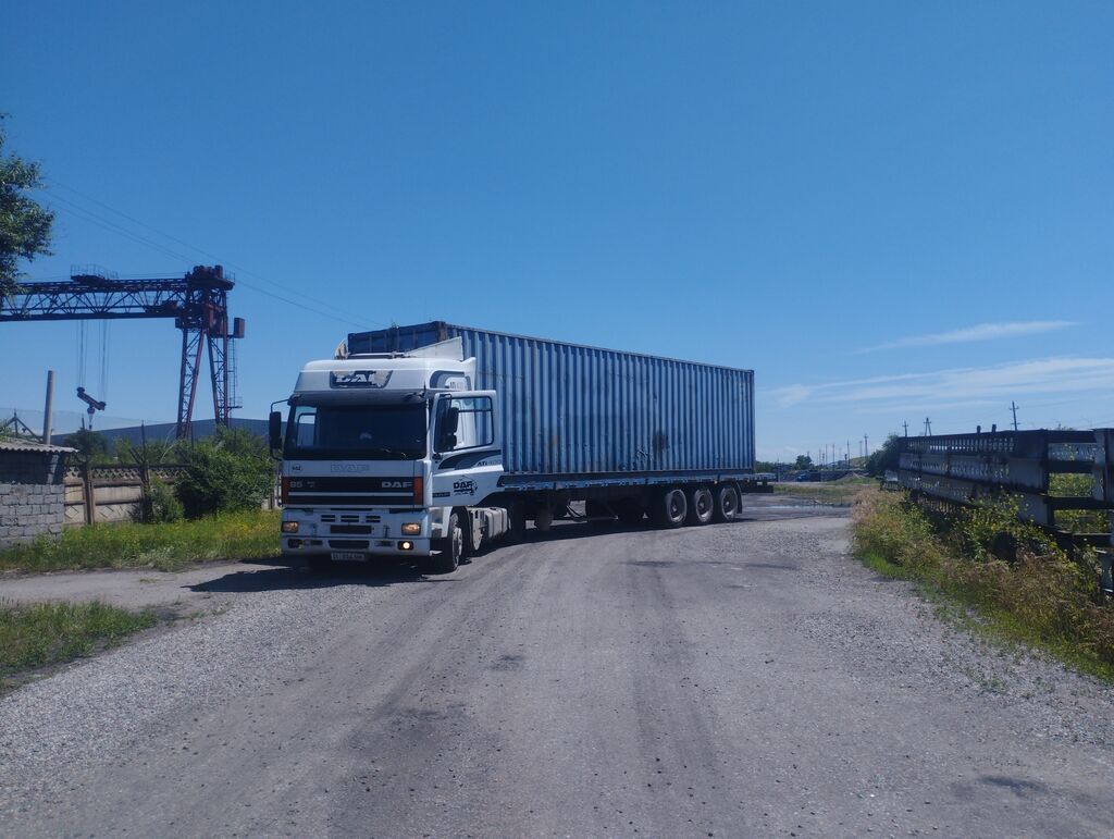 Шаланда полуприцеп фура длинномер контейнеровоз доставка груз: фото 4