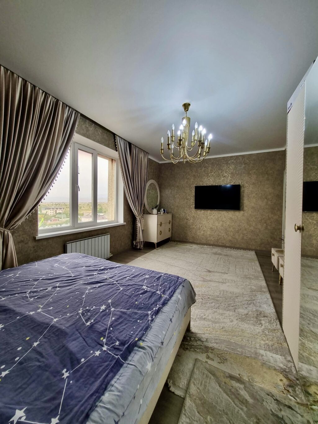 1 комната, 48 м², Тунгуч мкр Элитка, 8 этаж, Евроремонт: фото 6