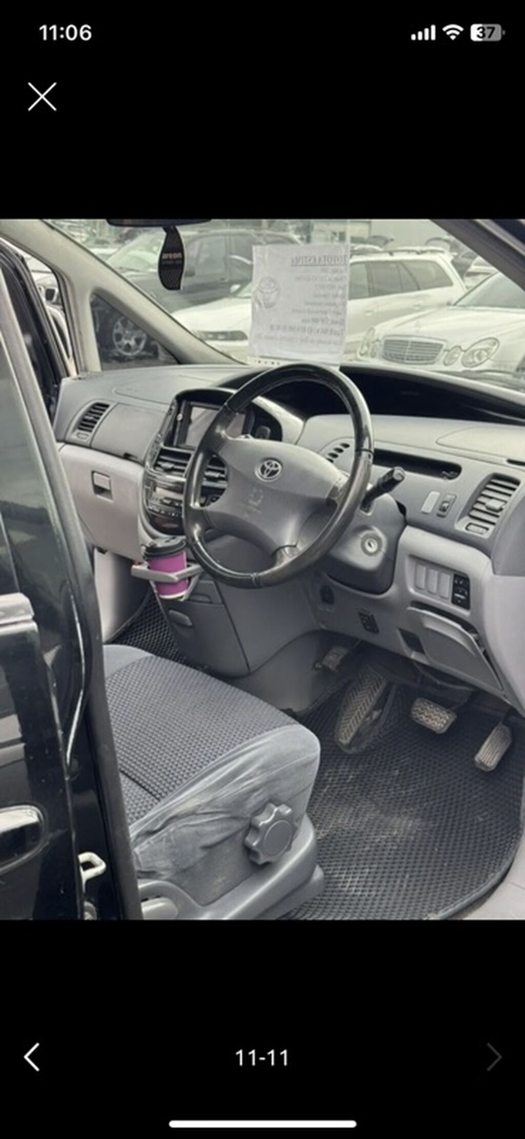 Toyota Estima: 2003 г., 2.4 л, Автомат, Газ, Минивэн: фото 8