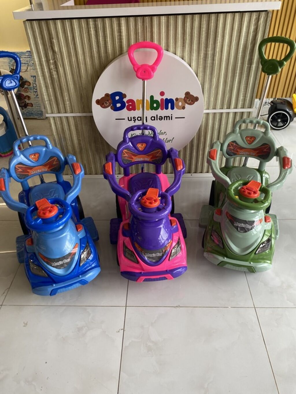 Uşaq itələmə maşını – “Magic Car” - 1–4 yaş uşaqlar üçün uyğun