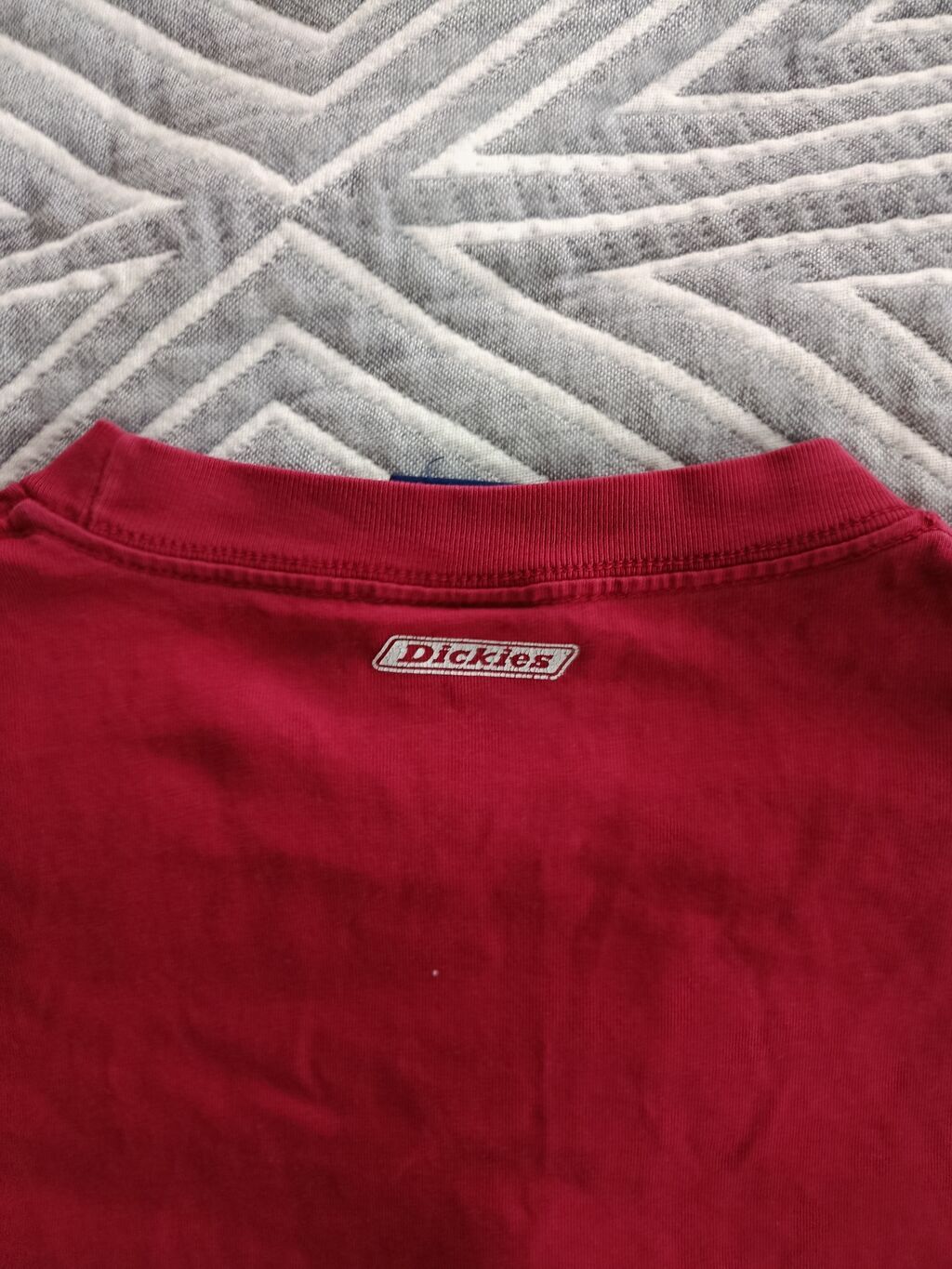 Мужская футболка, L, Dickies Loretto, Б/у, цвет - Красный — фото 3