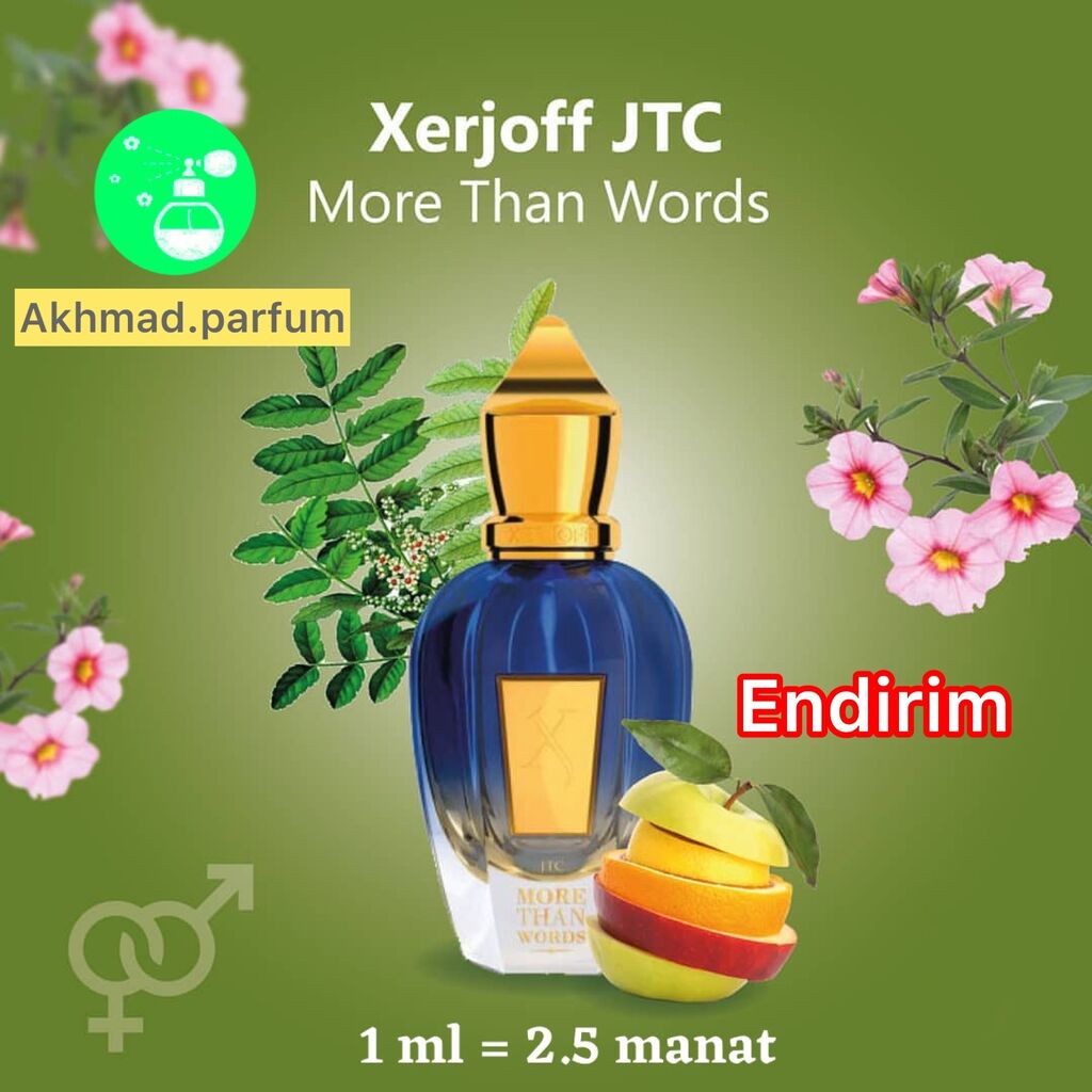 Xerjoff more best sale than words qiymeti