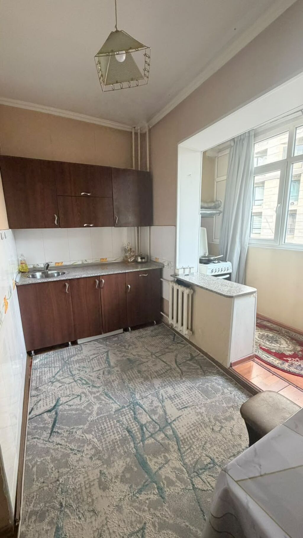 1 комната, 36 м², Тунгуч мкр 106 серия улучшенная, 6 этаж, Косметический ремонт: фото 4