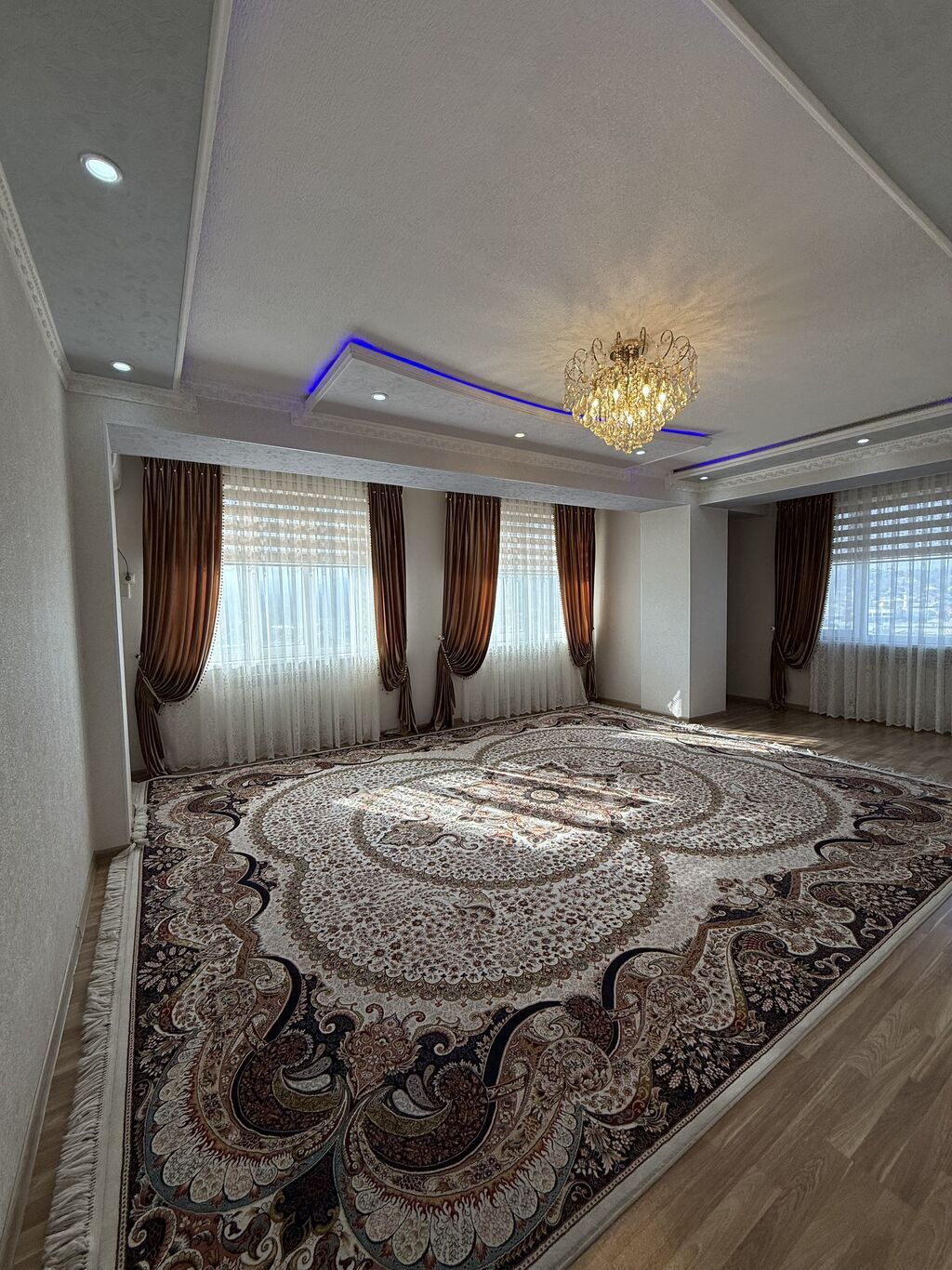 3 комнаты, 110 м², Курманжан-Датка-2 мкр., Элитка, 11 этаж, Евроремонт: фото 2