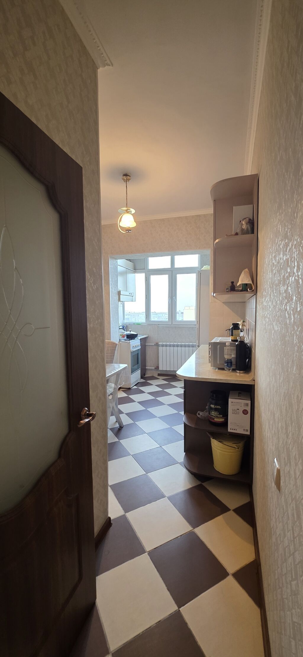 3 комнаты, 70 м², 6 мкр 106 серия, 8 этаж, Свежий ремонт: фото 6