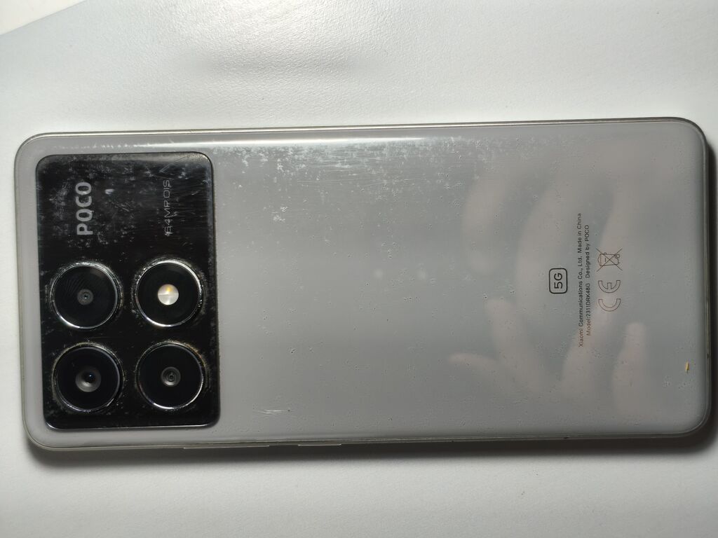 Poco X6 Pro 5G, Б/у, 256 ГБ, цвет - Серебристый, 2 SIM: фото 3
