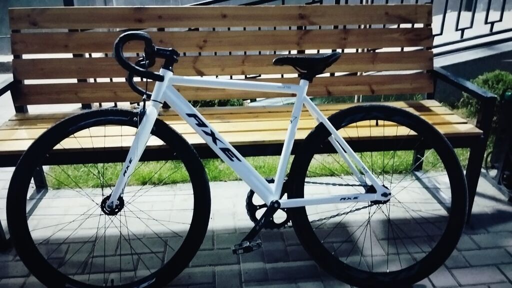 Фикс-байк (single speed) AXE, дорожный/трековый стиль - Рама и вилка: фото 5