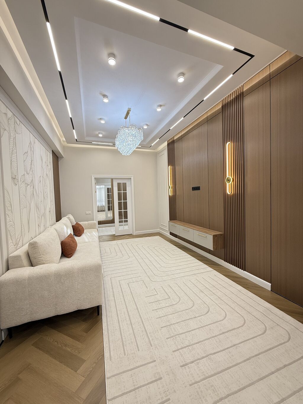 3 комнаты, 101 м², Асанбай мкр Элитка, 10 этаж, Дизайнерский ремонт: фото 3