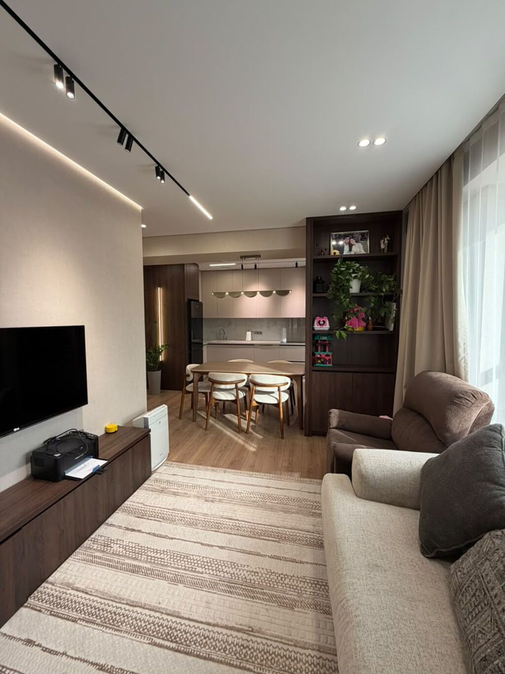 2 комнаты, 62 м², Ак-Кеме Элитка, 2 этаж, Дизайнерский ремонт: фото 5