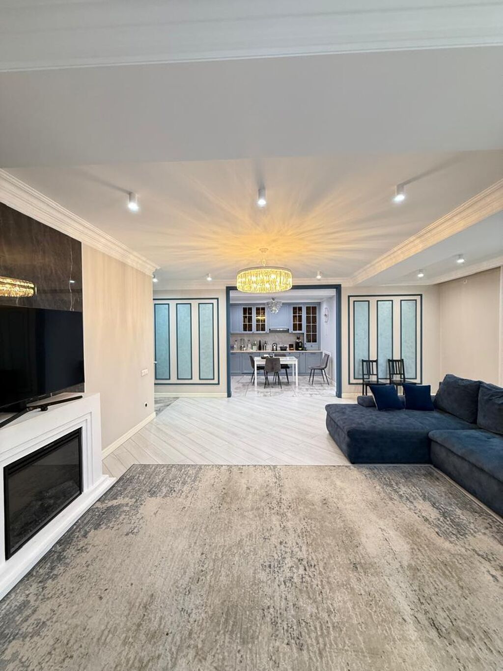 3 комнаты, 124 м², Уметалиева/Фрунзе Элитка, 7 этаж, Дизайнерский ремонт: фото 3