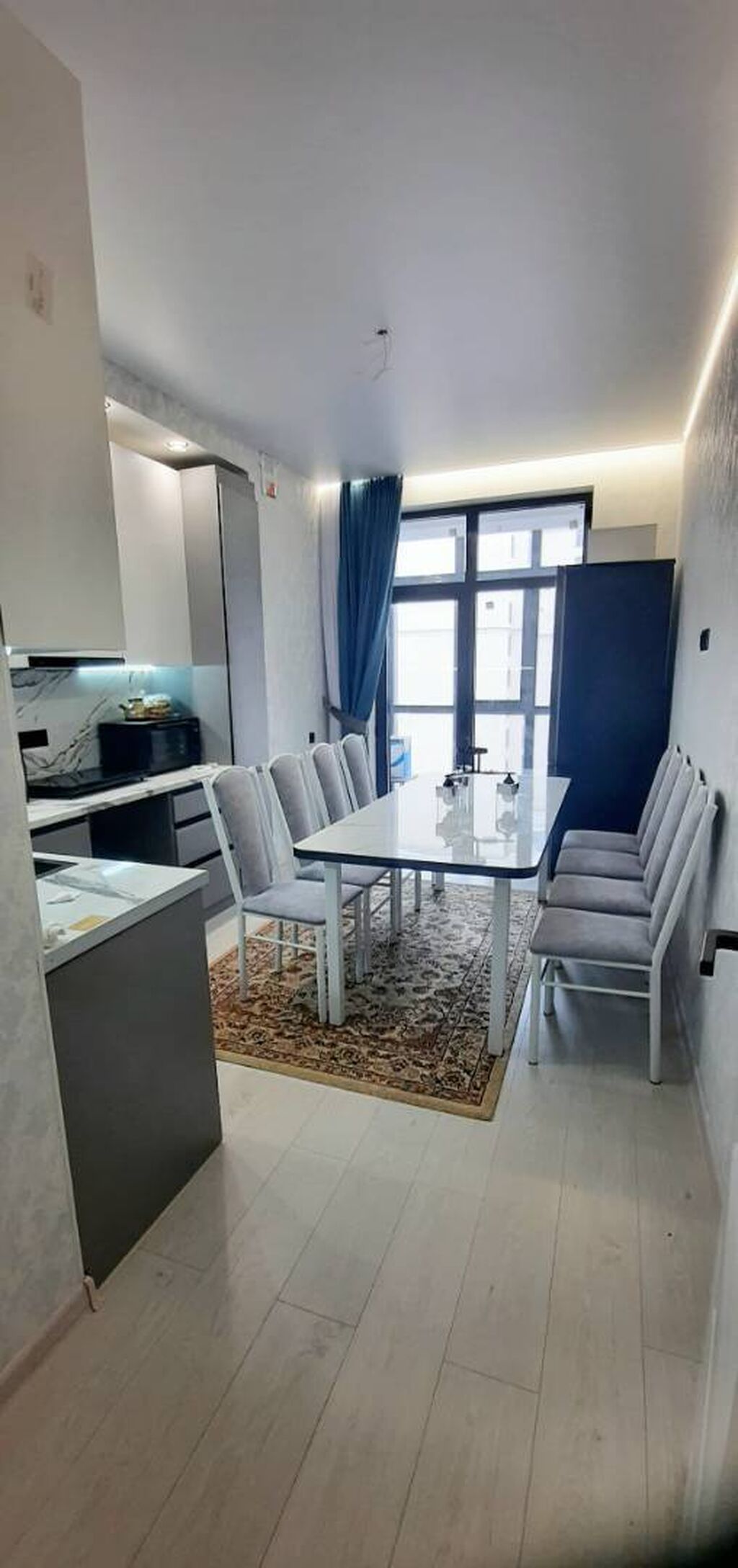 2 комнаты, 78 м², Асанбай мкр Элитка, 10 этаж, Евроремонт: фото 2
