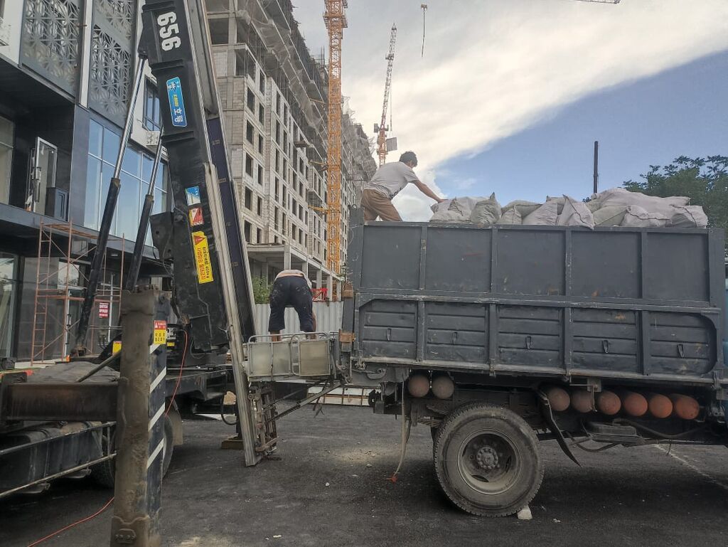 Автолифт Бишкек Подъём стройматериалов, мебели До 20 этажей: фото 5