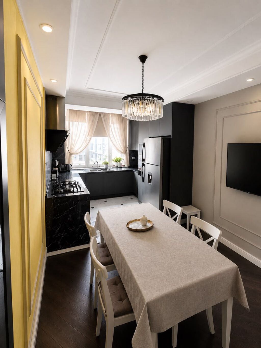 4 комнаты, 150 м², Ала-Арча ТРЦ Элитка, 7 этаж, Евроремонт: фото 7