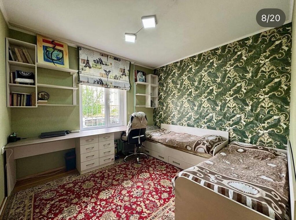 3 комнаты, 62 м², Джал мкр (в т.ч. Верхний, Нижний, Средний) 105 серия, 9 этаж, Свежий ремонт: фото 8