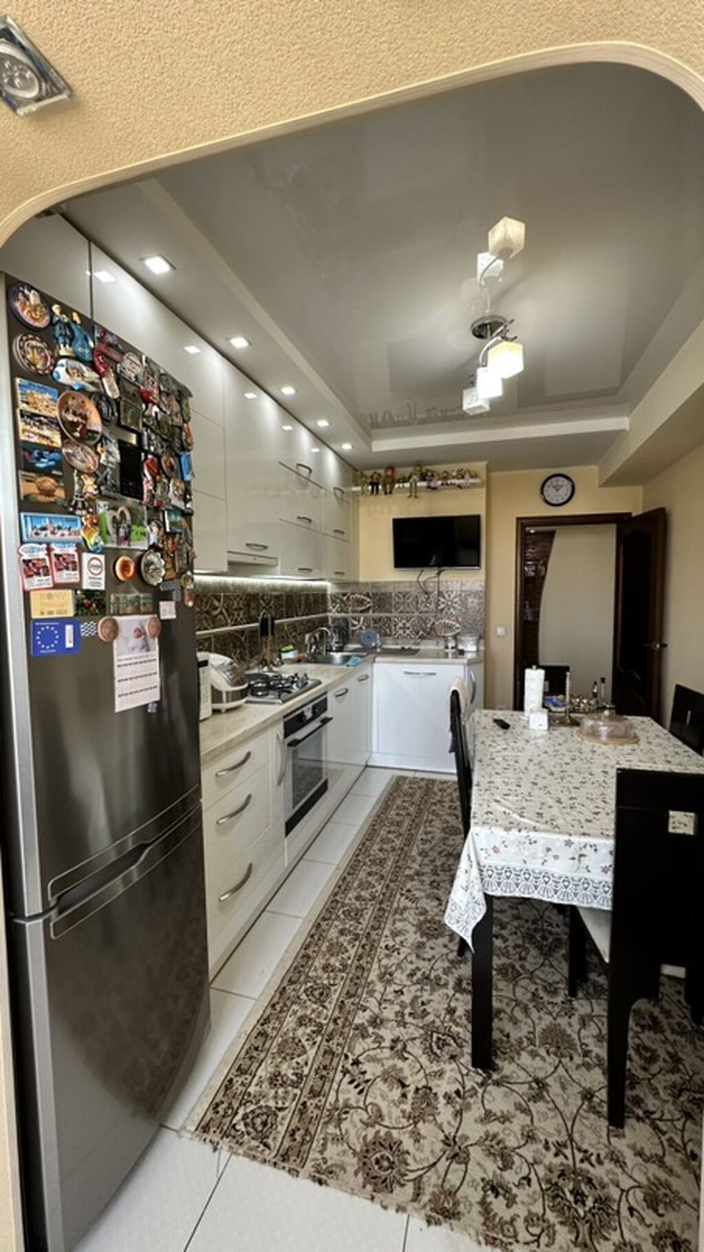 3 комнаты, 101 м², Кок-Жар мкр 10 этаж, Дизайнерский ремонт: фото 3