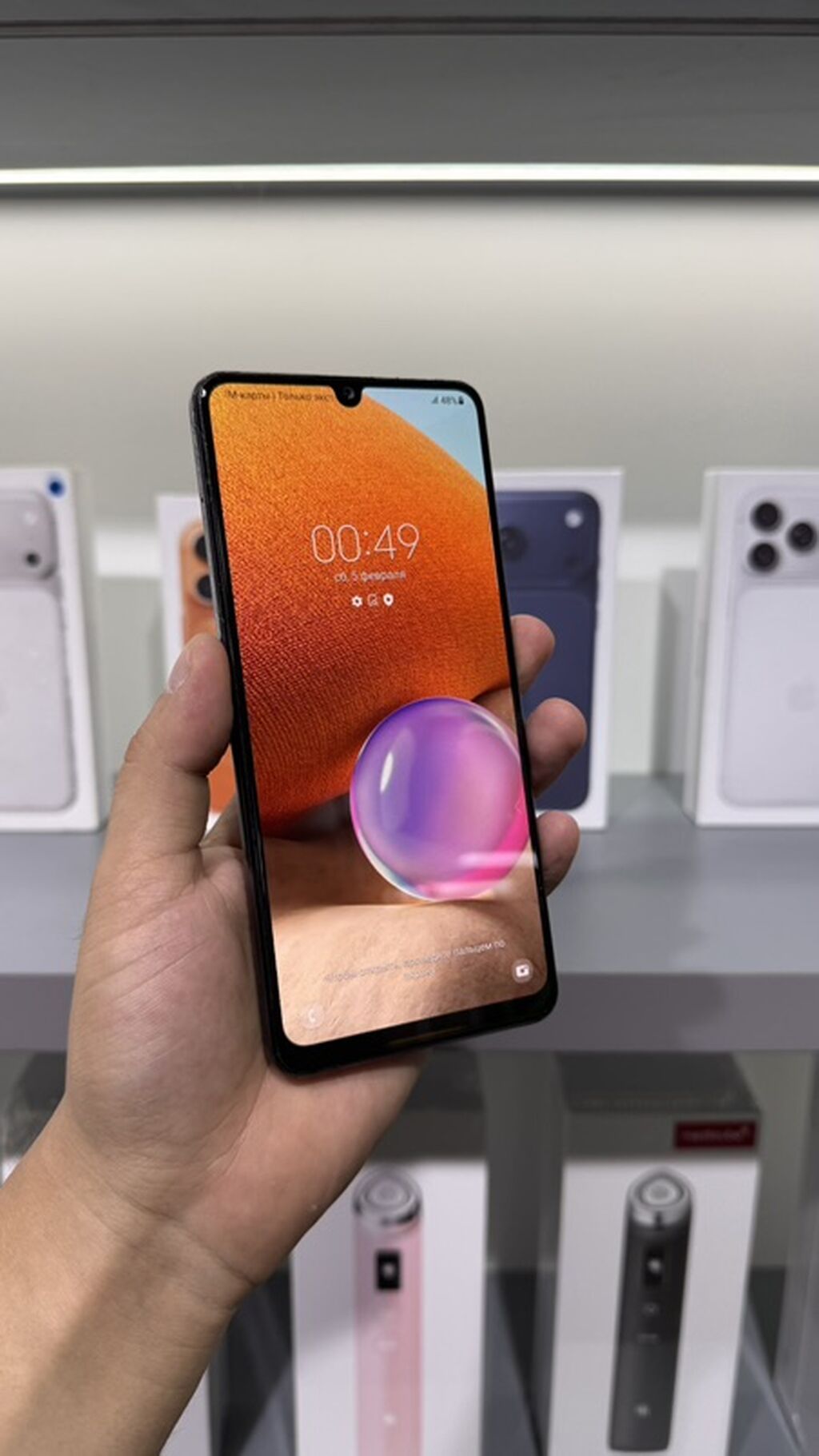 Samsung Galaxy A32, Б/у, 128 ГБ, цвет - Черный, 2 SIM: фото 5